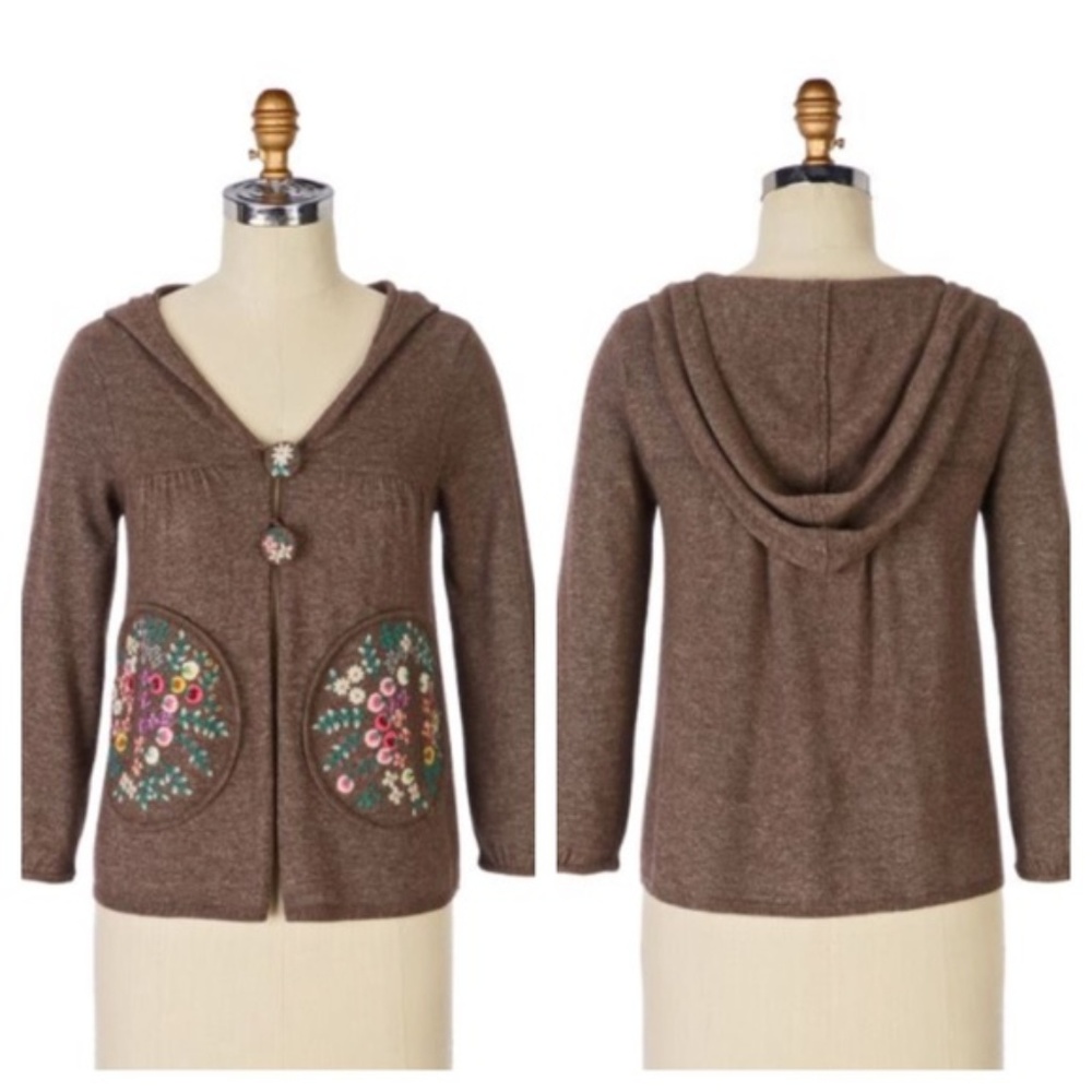 Anthropologie Sleeping on Snow, Autumn Song Hoodie